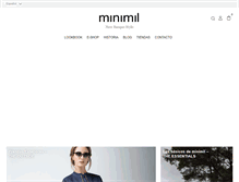 Tablet Screenshot of minimil.es